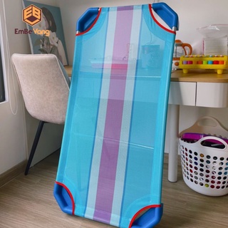 Giường lưới Kitty cho bé từ 6 đến 8 tuổi , hiệu Em Bé Vàng- giường lưới chống nóng lưng trẻ.
