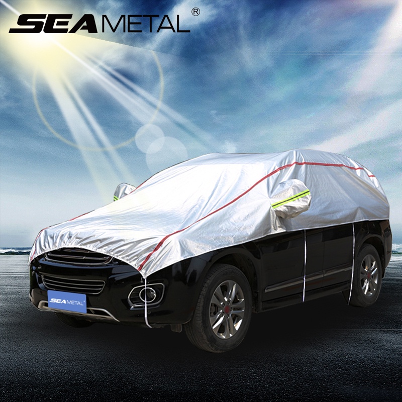 Bạt phủ toàn xe SEAMETAL bằng vải oxford mật độ cao chống thấm nước chống tia UV thích hợp cho xe sedan SUV