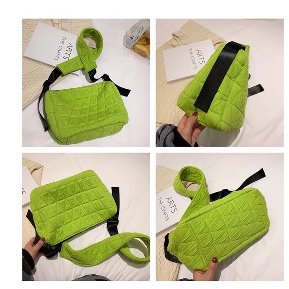 Túi Xách Cỡ Lớn Xanh Dạ Quang Phong Cách StreetStyle