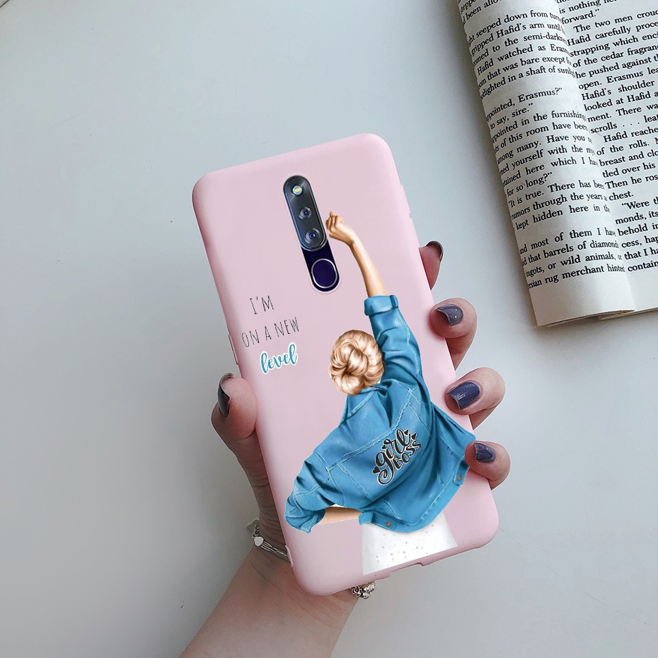 Ốp điện thoại bằng silicon mềm họa tiết trái tim cho OPPO F11 Pro F15 F 11 F11Pro CPH2209 F 15 CPH2001
