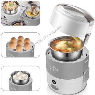 Hộp hâm, nấu, luộc nóng thức ăn mishio mk-182 inox 304 - chính hãng