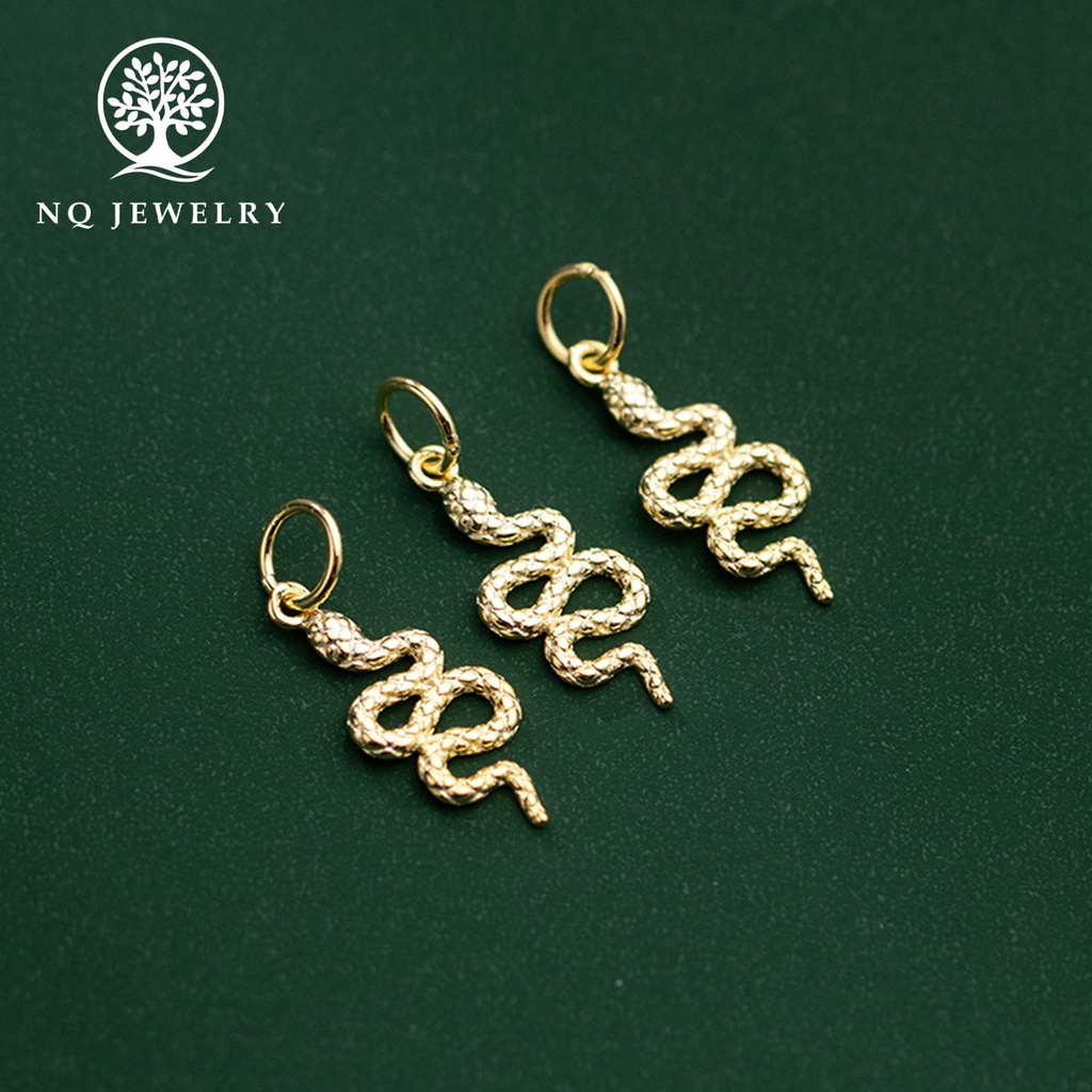 Charm treo mặt dây chuyền rắn - NQ Jewelry