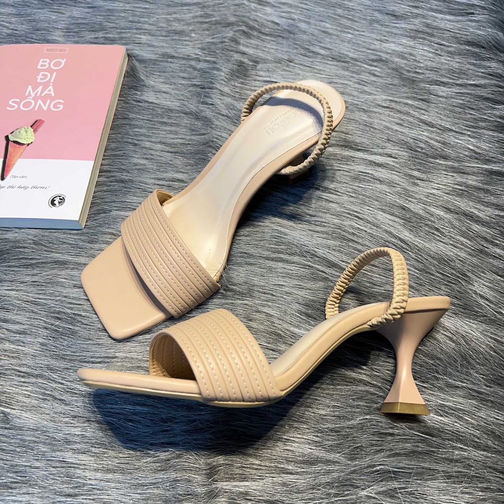Sandal nữ cao gót 7p BR-S 102 da si bảo hành 6 tháng lỗi 1 đổi 1