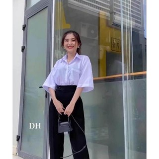 áo sơ mi tay lỡ