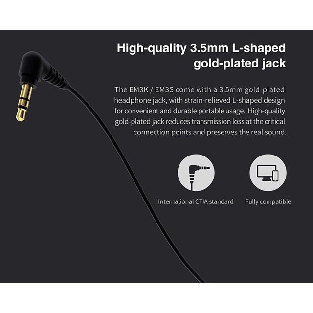 Tai nghe nhạc ear-buds màng loa lớn - FiiO EM3K