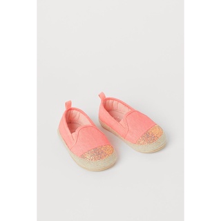 Giày espadrilles hồng bé gái hm auth