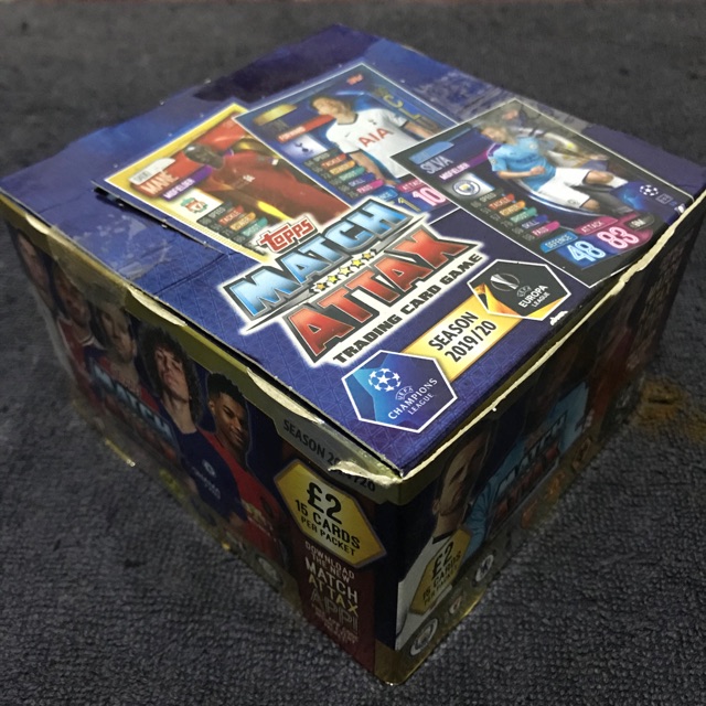 [ Full box ] Match attax Champions league mùa 19/20 ( 360 thẻ )