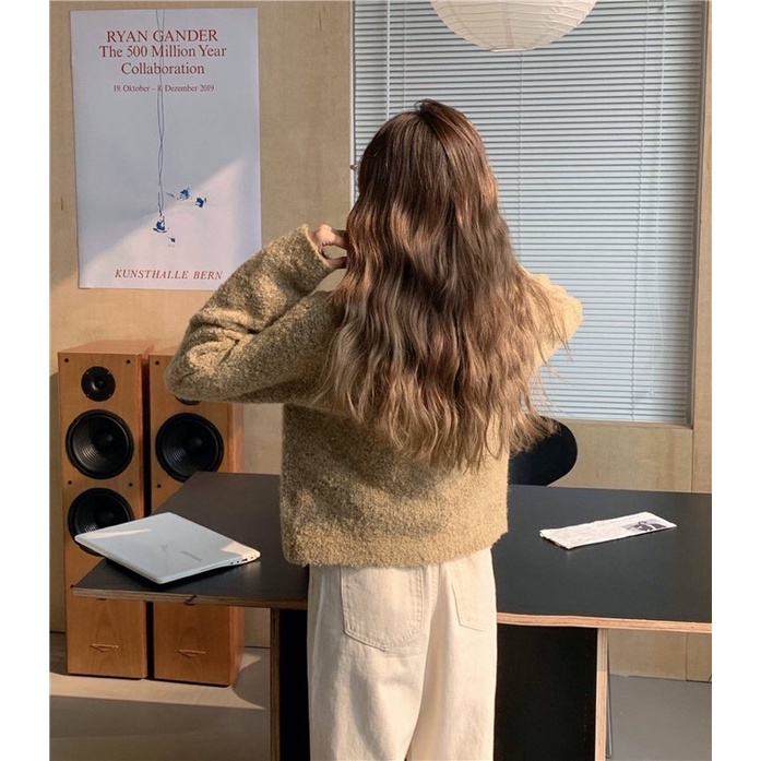 ÁO LEN CARDIGAN DÁNG CROPOP