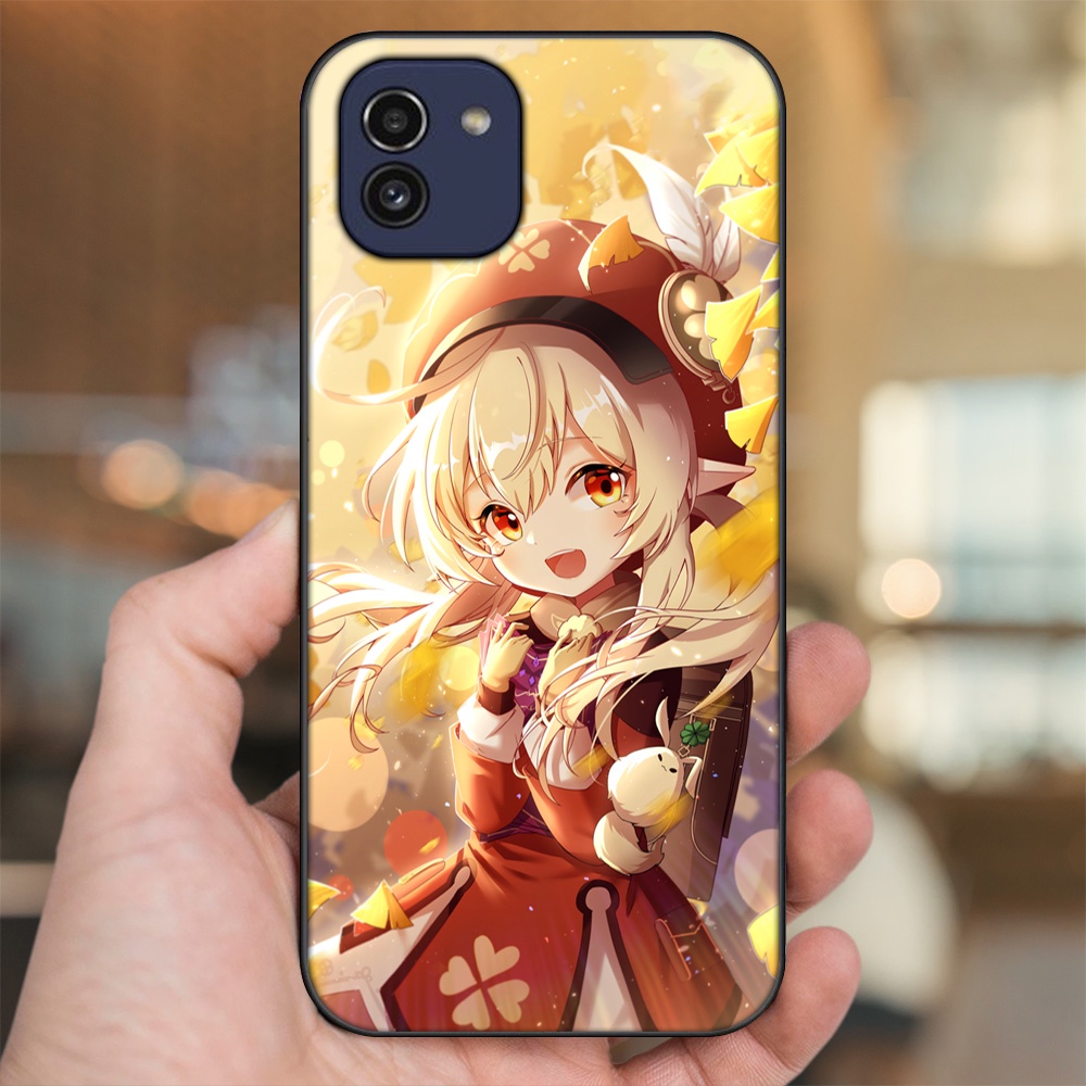 Ốp lưng Samsung A03 viền đen in hình Klee Genshin Impact