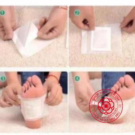 Miếng dán thải độc chân To Plan Natural Foot Sheet Nhật 30 miếng