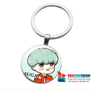 Móc chìa khóa BTS chibi