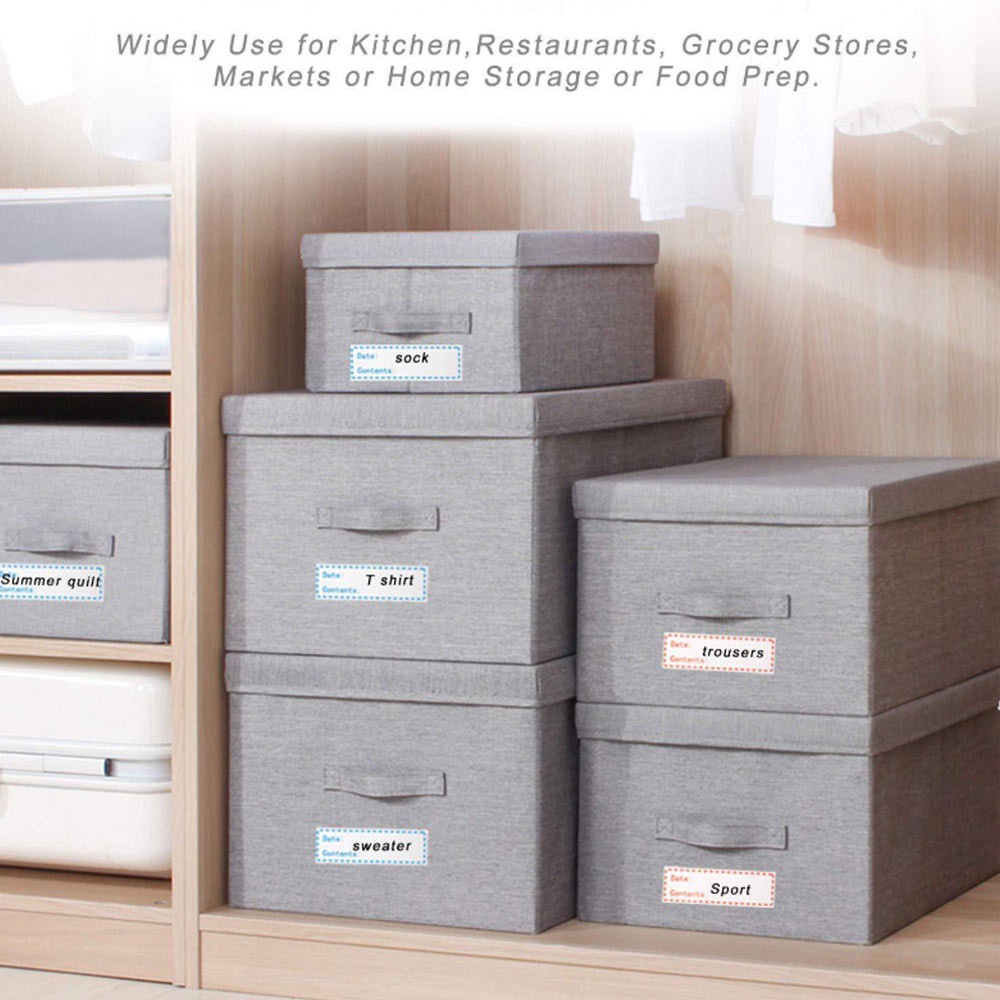 Nhãn Dán Chống Nước Tự Dính Cho Hộp Đựng Thức Ăn Trong Tủ Lạnh