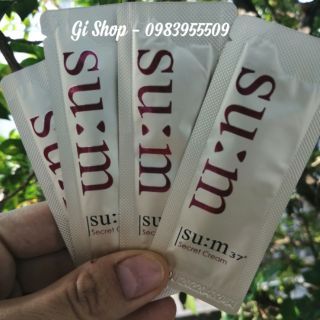 Set 10 gói sample Kem chống lão hoá Secret Cream Su:m 37