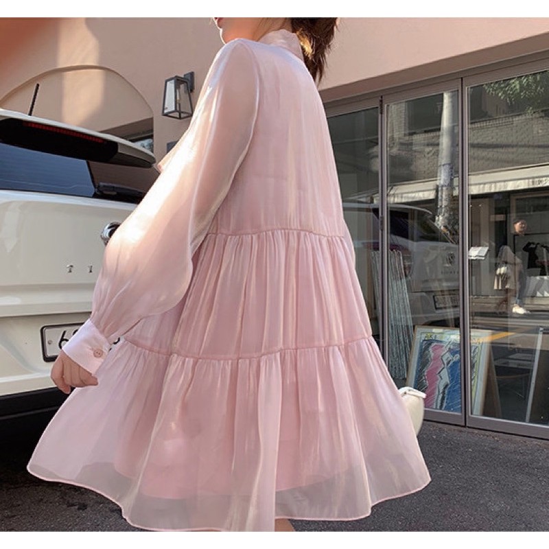 Váy babydoll Ullzang xếp tầng / Mina’s house. / redcard464 | BigBuy360 - bigbuy360.vn