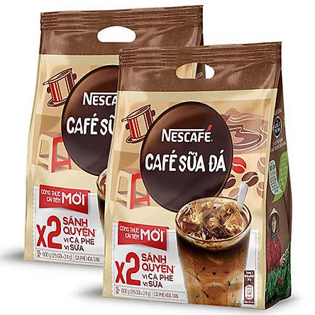 Nescafe Cà Phê Sữa Đá Hòa Tan Bịch 25 Gói * 20G | BigBuy360 - bigbuy360.vn