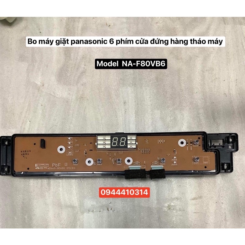 Bo máy giặt panasonic 6 phím