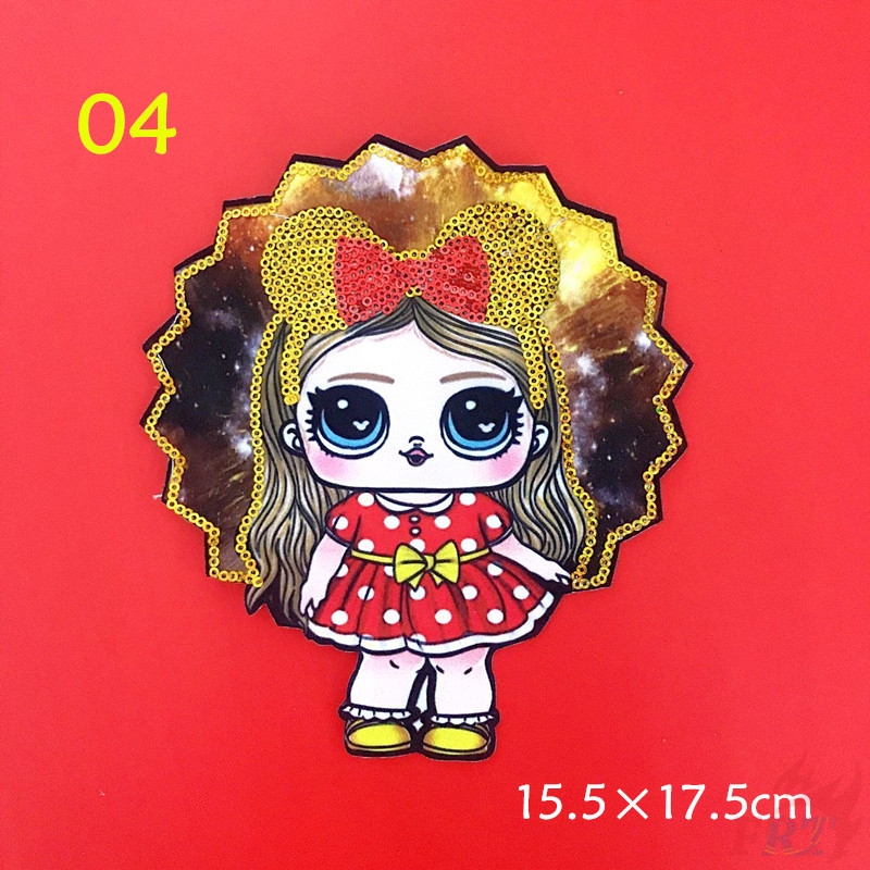 ☸ Game：LOL Suprise Patch ☸ 1Pc Sequins Girl Diy Sew On Patch（LOL Suprise - Series 04）