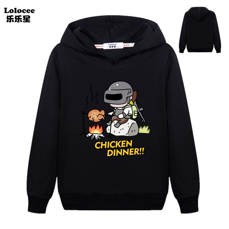 Áo hoodie tay dài họa tiết hình Pubg thời trang