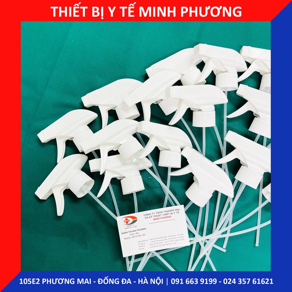 Đầu vòi xịt cắm chai cồn y tế