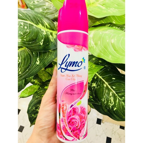 Chai xịt phòng LYMO  5IN1 350ml hương nước hoa giúp lưu hương dễ chịu cho không gian sống suốt cả ngày.