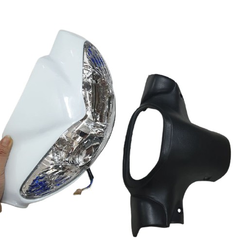 Bộ ốp đầu xe JUPITER V  gồm 3 món: ốp đầu, gáy và pha đèn kèm bóng - SPG-DGod