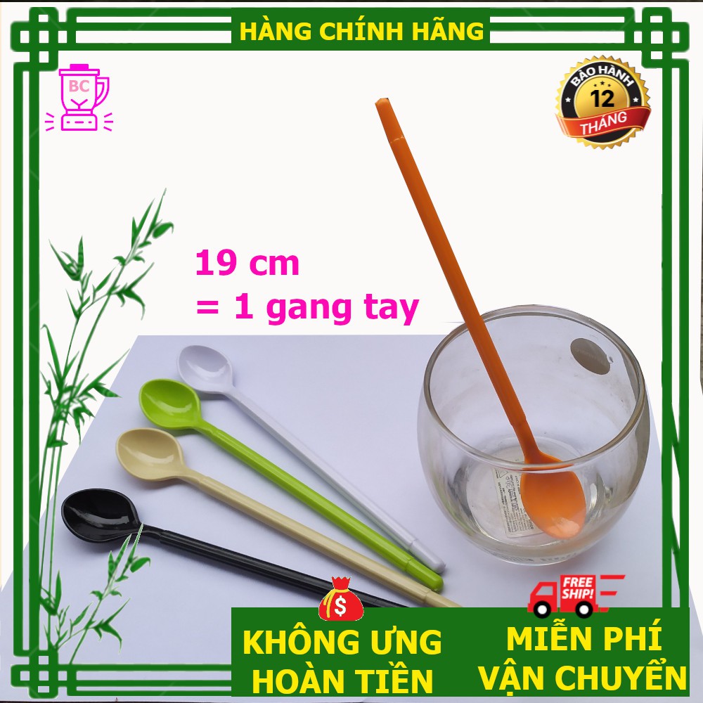 [FREESHIP❤️] Muỗng Sinh Tố Dài - Thìa Chanh - Thìa Cà Phê Nhựa Song Long Cao Cấp