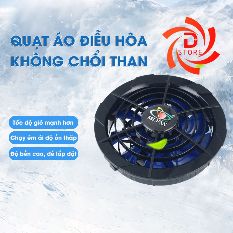 Pin quạt lắp Áo Điều Hòa Nhật Bản Dstore (Pin dung lương 30000mAh)