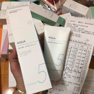 Kem chống nắng Missha Aqua Sun Gel Spf50+