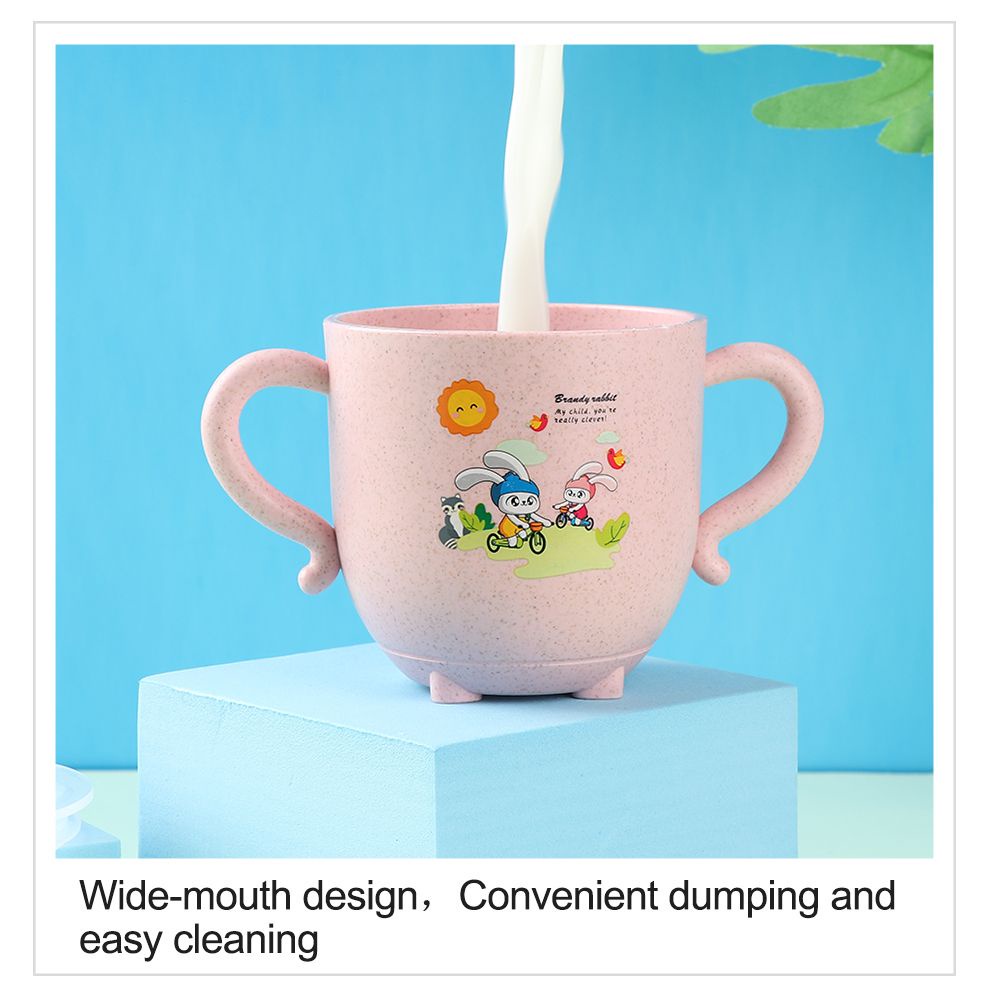 Bình sữa có ống hút chống tràn thiết kế dễ thương cho bé