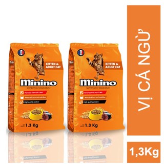 Thức Ăn Hạt Cho Mèo Vị Cá Ngừ Minino Kitten&Adult 1.3kg