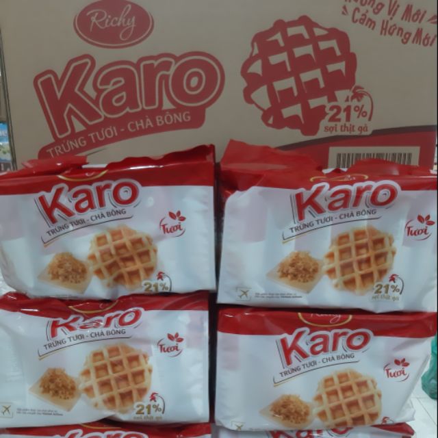 { sĩ thùng } BÁNH TRỨNG TƯƠI CHÀ BÔNG KARO