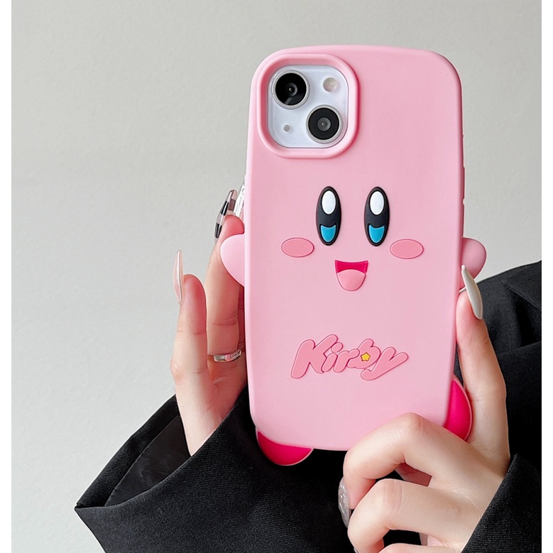 Ốp Điện Thoại Silicon Mềm In Hình Ngôi Sao kirby Cho Iphone 13 pro max 12 pro max 11 pro max xs max xr x