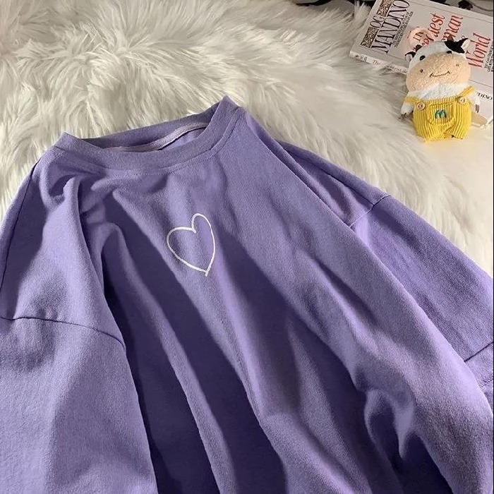 NRVP Áo Thun 100% Cotton Dáng Rộng Thời Trang Hàn Quốc Cho Nữ