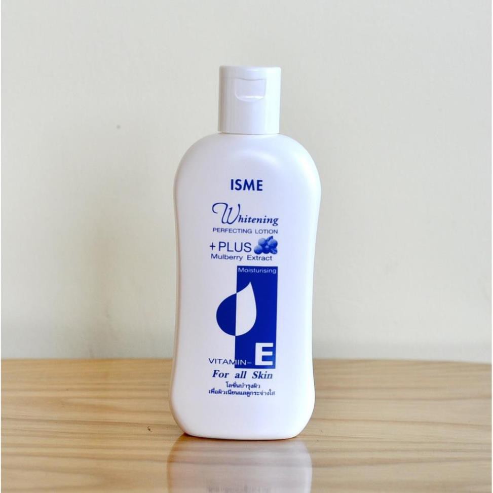 Sữa dưỡng thể ISME whitening Vitamin E 190ml Thái Lan