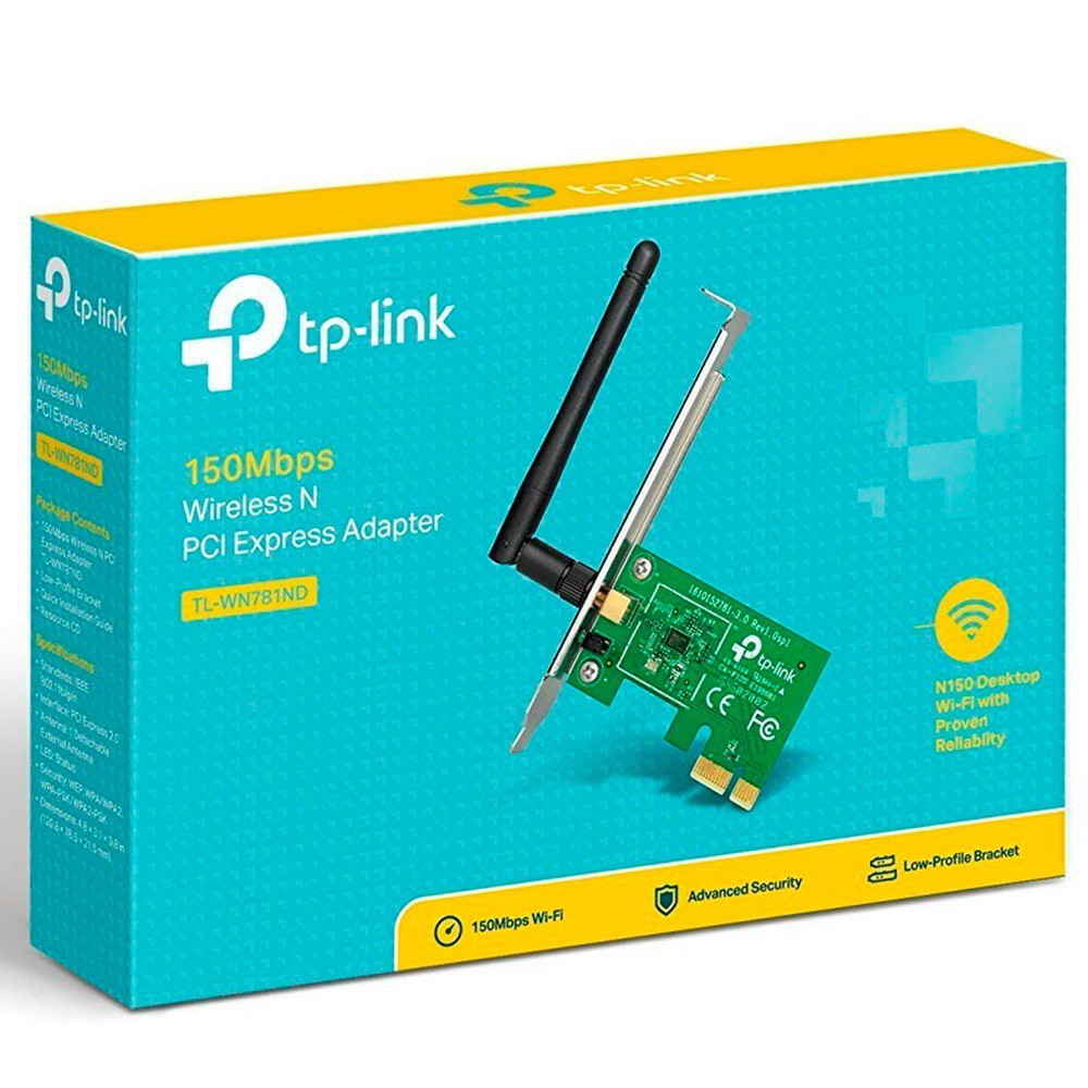 TP-Link N 150Mbps Card mạng PCI Express Wi-Fi - TL-WN781ND - Hàng Chính Hãng | WebRaoVat - webraovat.net.vn