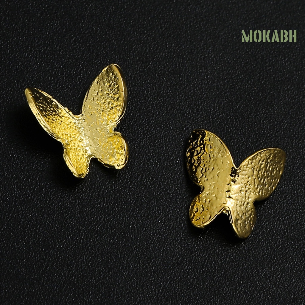 Set 100 Phụ Kiện Hình Bướm 3D Trang Trí Móng Tay Nghệ Thuật