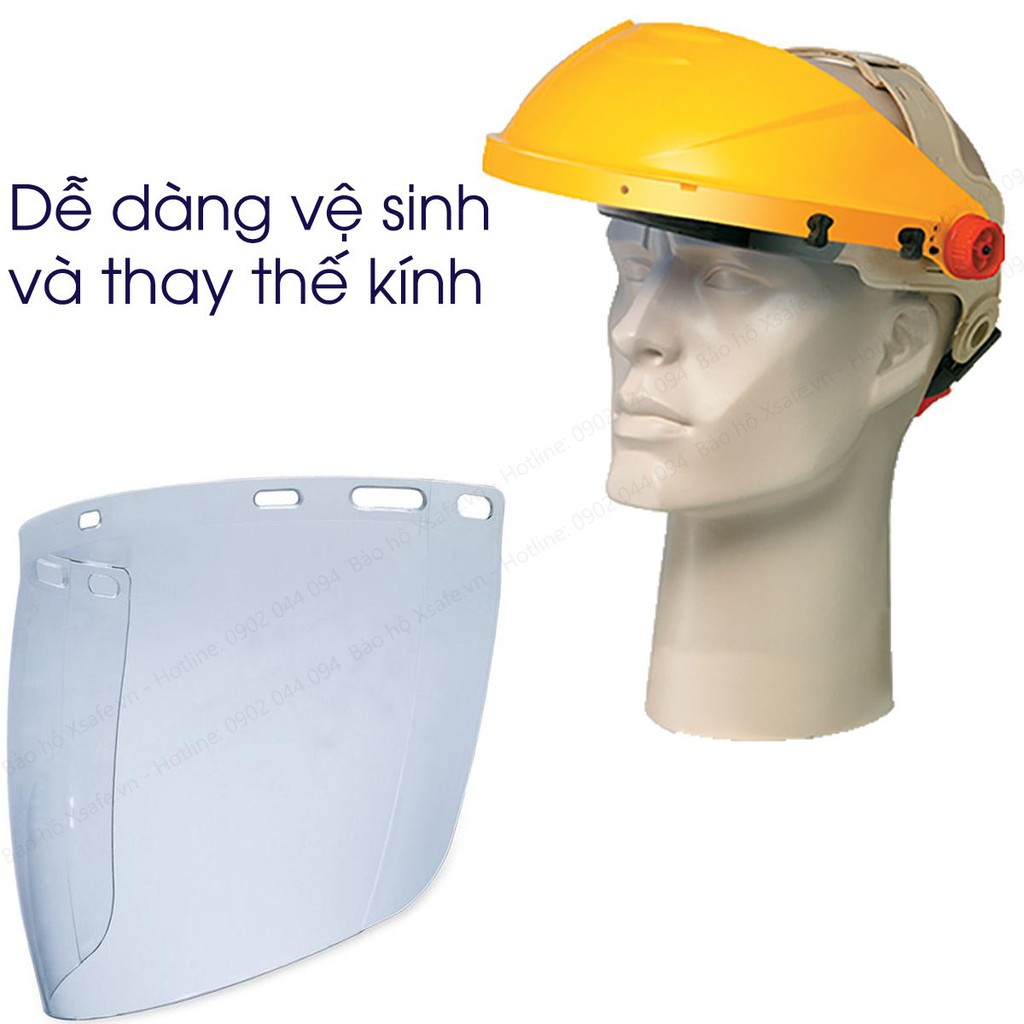 Kính che mặt Proguard VH4-CE kính bảo hộ chống văng bắn, hóa chất, bảo vệ mắt, mũi, miệng - Dùng cho cơ khí, phòng dịch