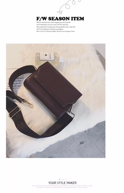 TXN450101B TÚI ĐEO CHÉO NỮ THỜI TRANG DA TRƠN ĐEO VAI DÂY ĐEO BẢN TO ULZZANG CỰC SÀNH ĐIỆU | BigBuy360 - bigbuy360.vn