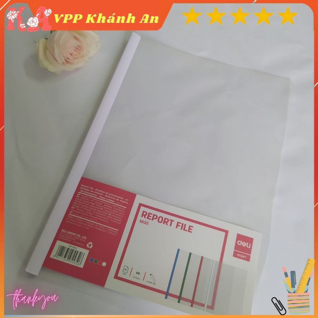 File rút gáy, Kẹp tài liệu A4 Deli 5532 | Shopee Việt Nam