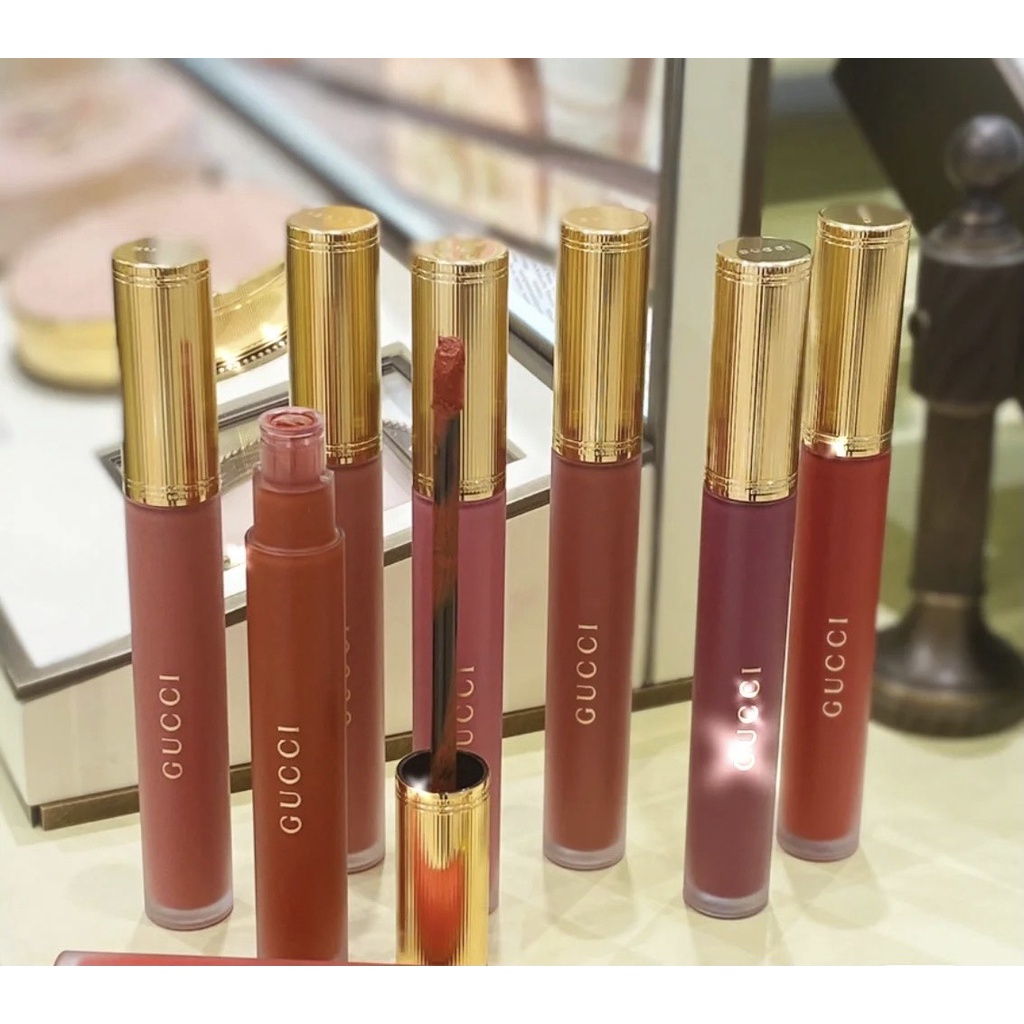 Son Kem Gucci Rouge Liquid Matte và bản Limited 519, 25, 217, Tiệm son An Nhiên