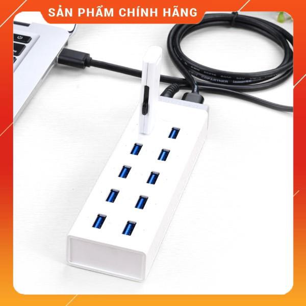 Bộ chia USB 3.0 10 cổng kiêm bộ sạc UGREEN 20297 dailyphukien