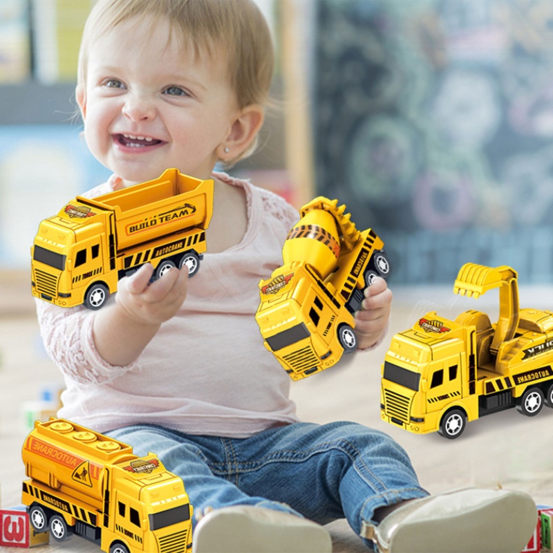 Mô Hình Xe Xúc Đất / Xe Tải Đồ Chơi Cho Bé