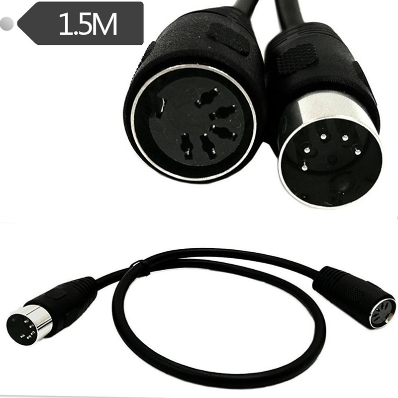 Cáp Chuyển Đổi Midi 5-pin Din Male Sang Female Midiat Cho Bàn Phím Midi 1.5m