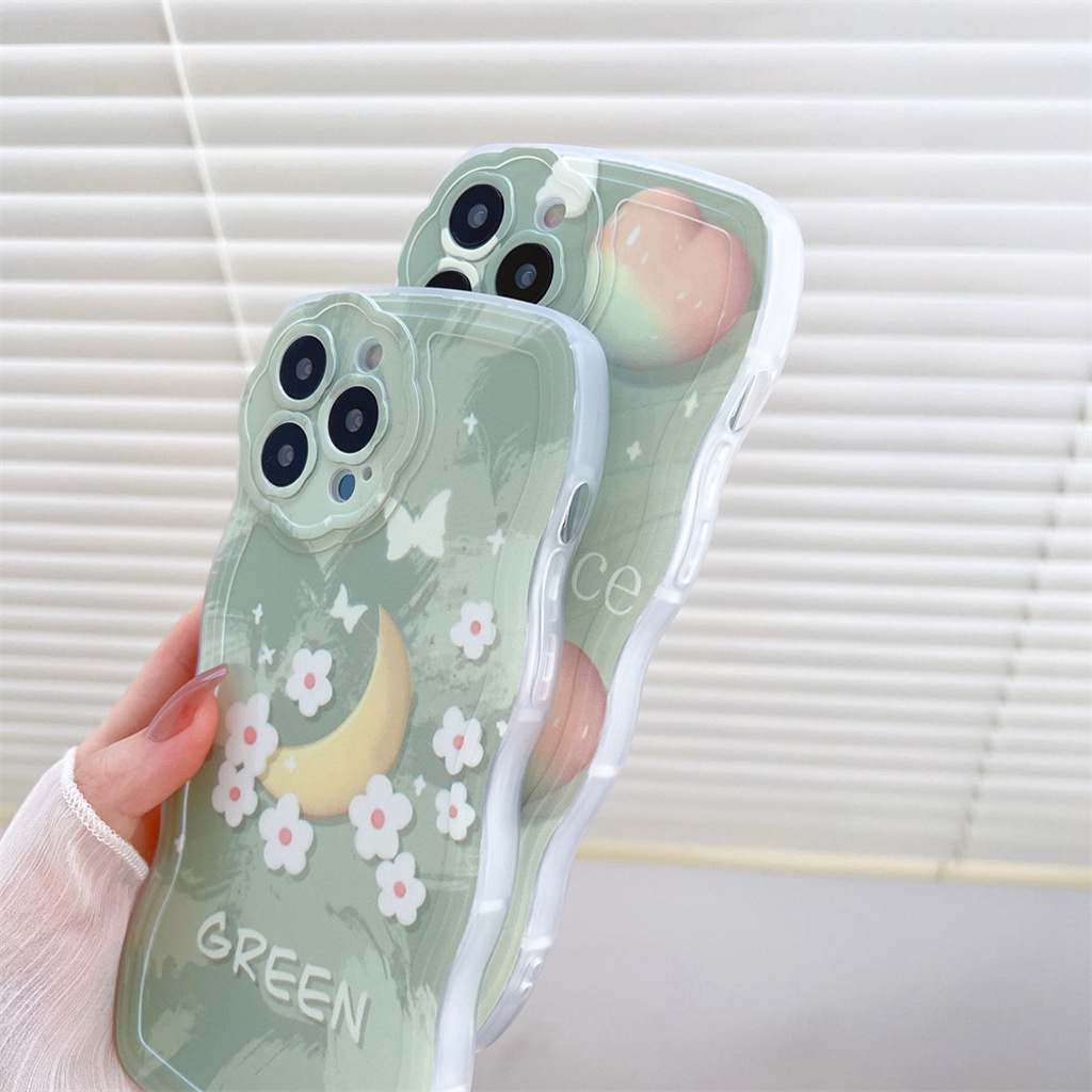 Ốp Điện Thoại TPU Mềm Chống Trầy Chống Rơi Hình Hoa Cho iPhone 11 13 12 Pro Max XR 7 8 Plus