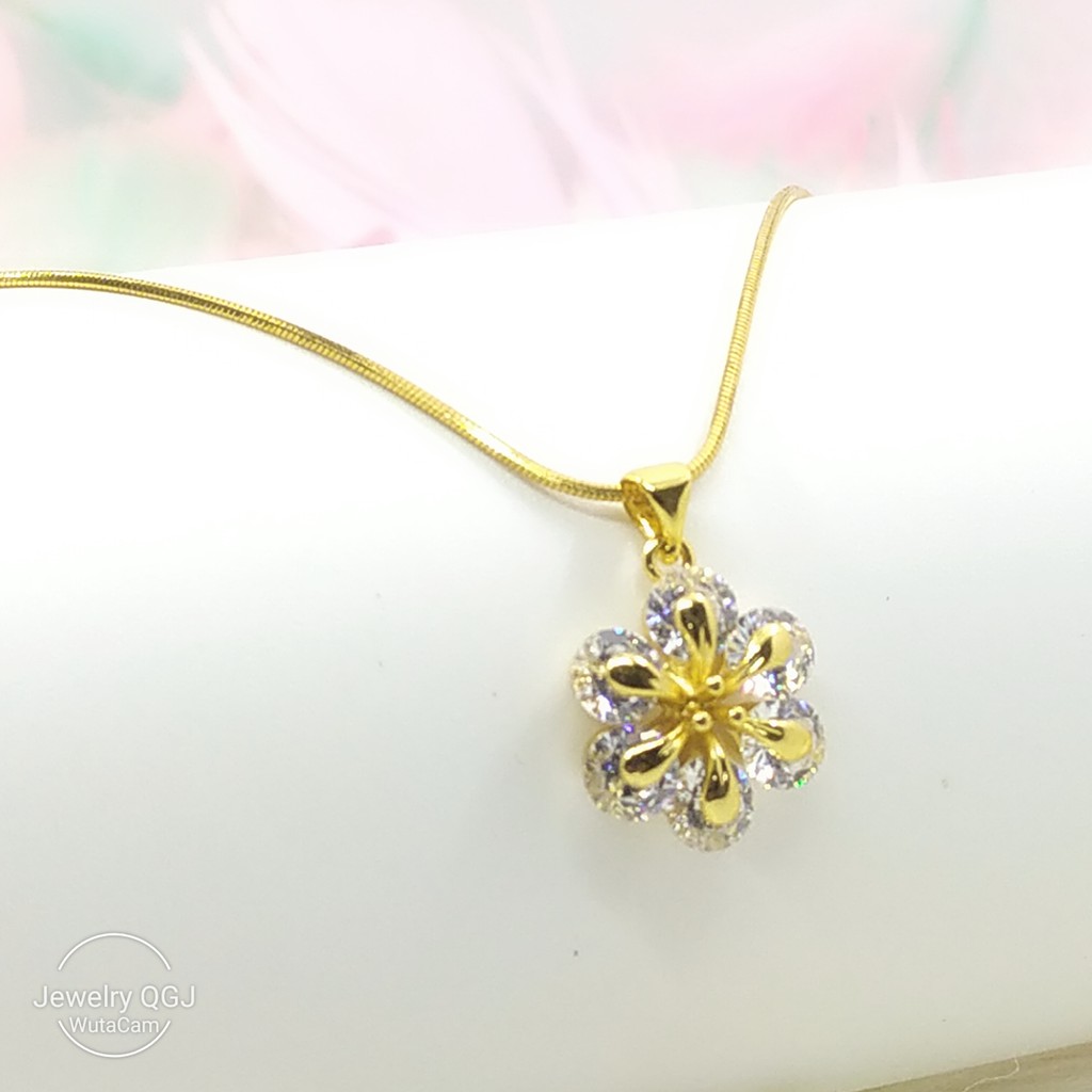 Dây chuyền bạc 925 ANTA Jewelry - ATJ3012 mặt hoa mai đính đá sang trọng lấp lánh