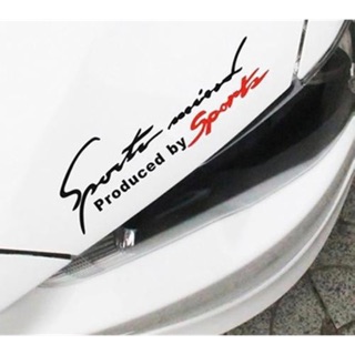 [ẢNH THẬT]Tem dán decal Sport mind prodeced by Sports xe hơi ô tô