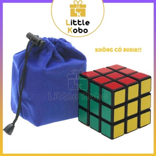Túi Đựng Rubik Dây Rút Vải Nhung Cho Rubic 2x2 3x3 4x4 5x5