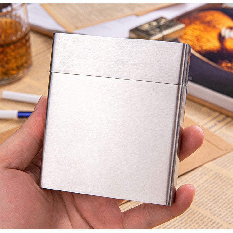 Hộp đựng thuốc vỏ nhôm đựng 20 điếu thuốc lớn thiết kế nhỏ gọn, tiện lợi HDT52Y9
