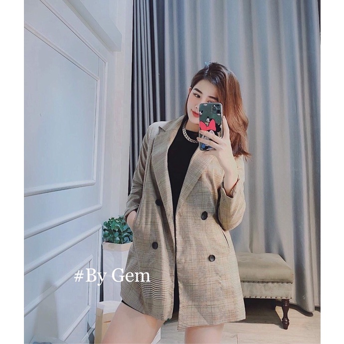áo blazer kẻ