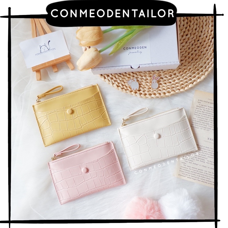 Ví nữ mini MÀU PASTEL LOLIPOP CONMEODENTAILOR